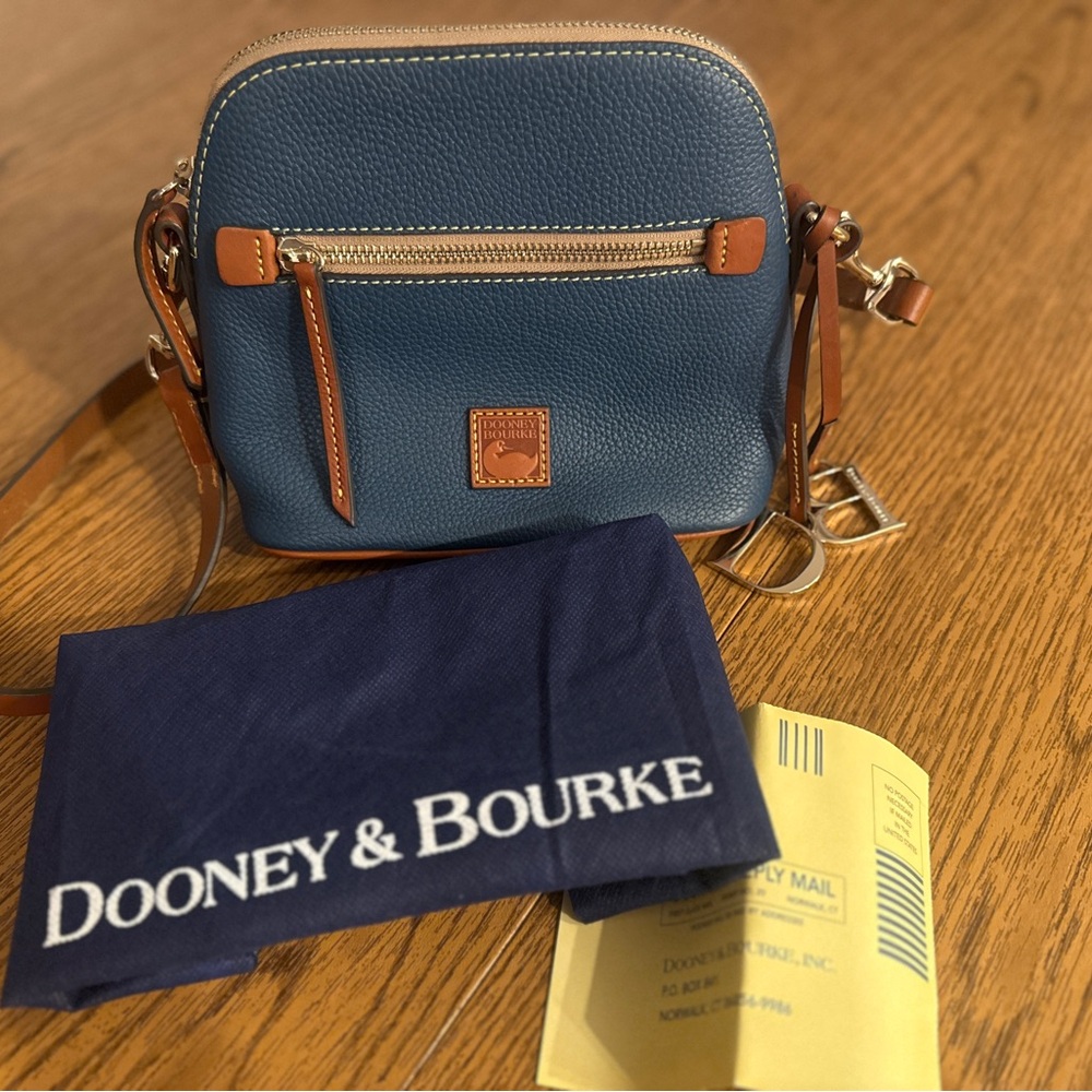 Dooney & Bourke Domed Crossbody Bag in “Jeans” NWT